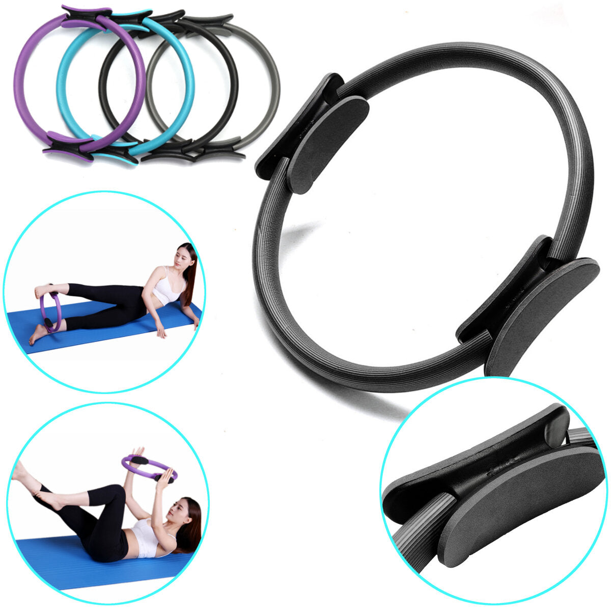 Pilates Ring for Yoga & Fitness – Full Body Resistance Exercise Ring