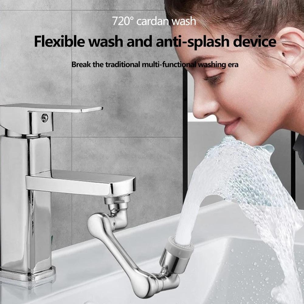 1080° Rotating Faucet Extender – Universal Swivel Sink Tap Aerator