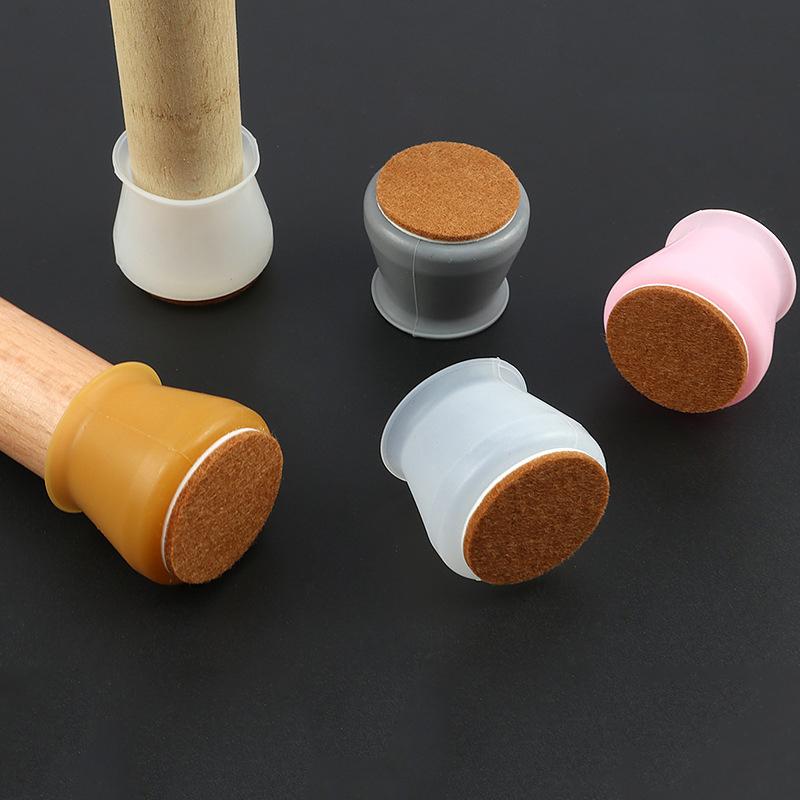 Silicone Chair Leg Floor Protectors – Anti-Scratch Furniture Feet Covers (Set of 4)