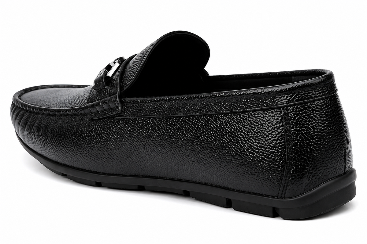 Latest Modern Design Casual Loafers for Men & Boys | Slip-On Daily Wear Shoes (Dot-Black -9)