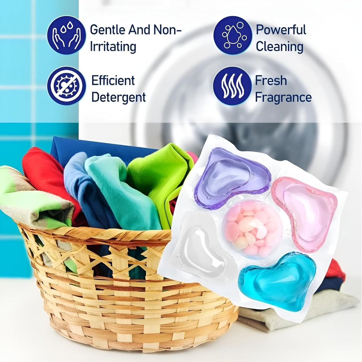 4-in-1 Laundry Detergent Pods – 20 Pods
