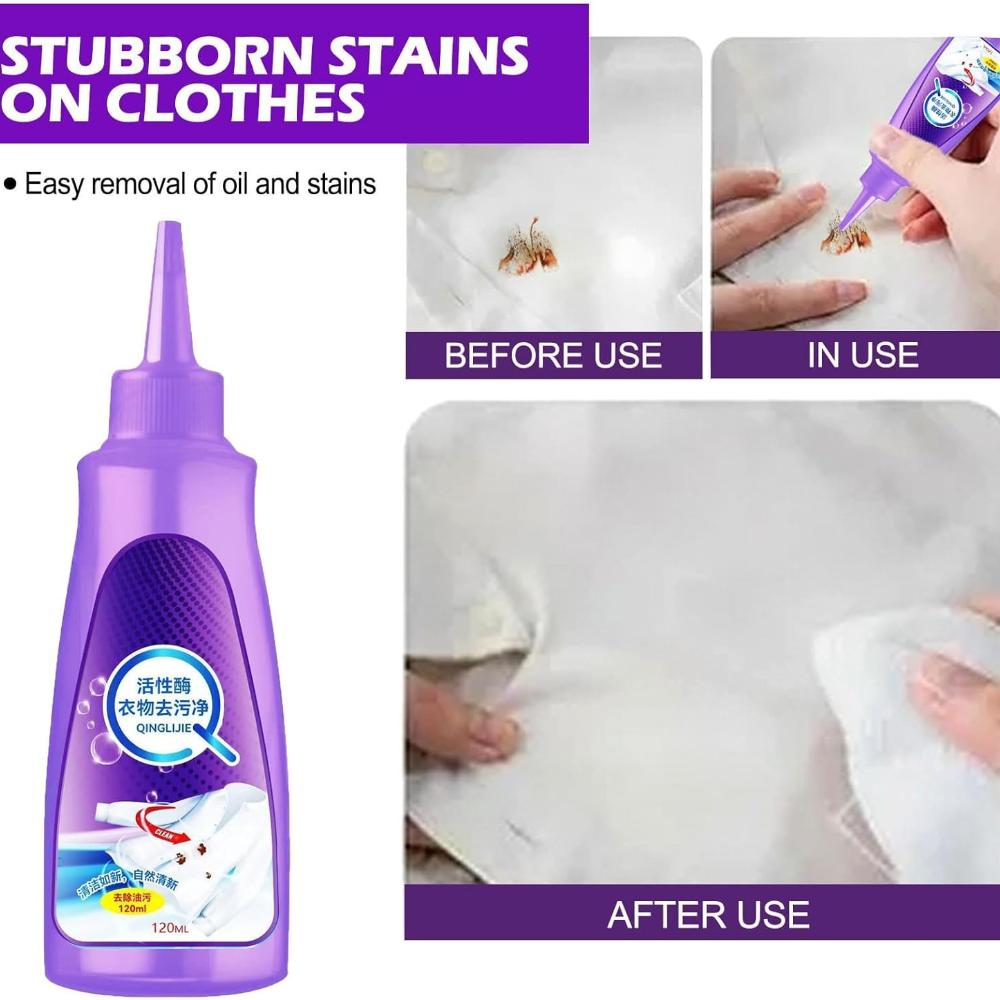 Fabric Stain Remover Liquid for Clothes – Multi-Purpose Stain Cleaner