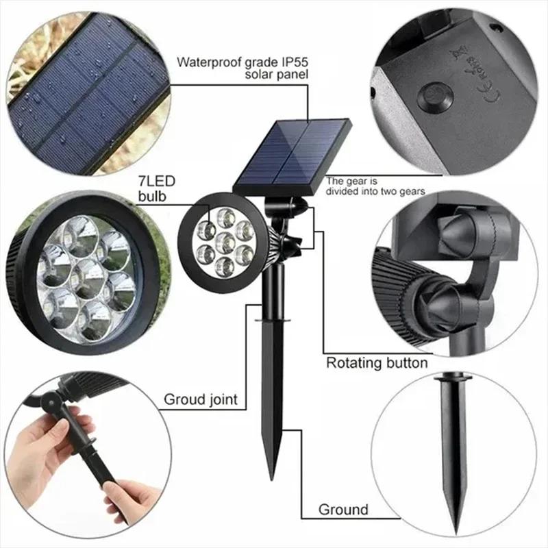 Solar LED Garden Lawn Light – Waterproof Outdoor Landscape Security Light (Pack of 10)