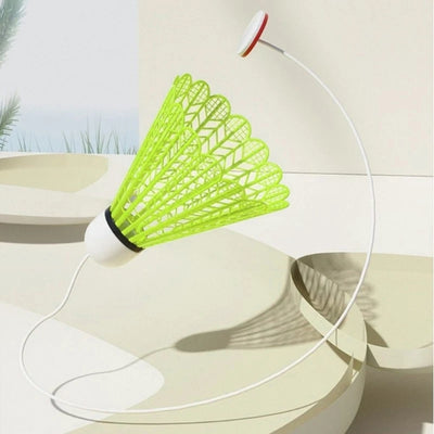 Portable Badminton Trainer – Self-Practice Shuttlecock Rebound Training Set