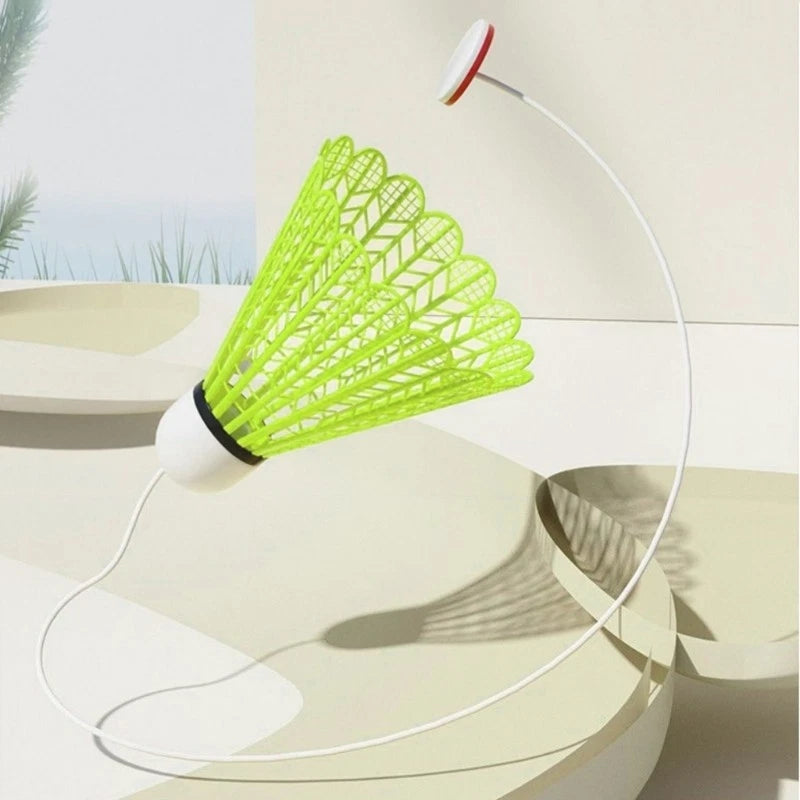 Portable Badminton Trainer – Self-Practice Shuttlecock Rebound Training Set