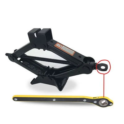 Labor-Saving Ratchet Wrench for Car Scissor Jack – Tire Wheel Lug Wrench