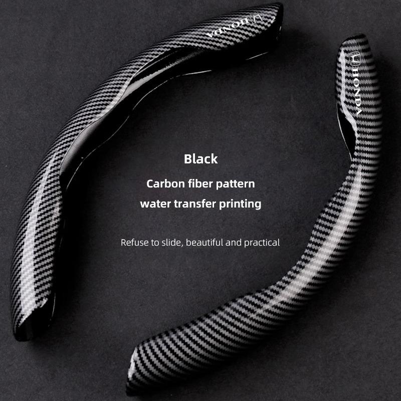 Carbon Fiber Style Motorcycle Tank Grip Pads – Anti-Slip Knee Tank Protector (Pair)