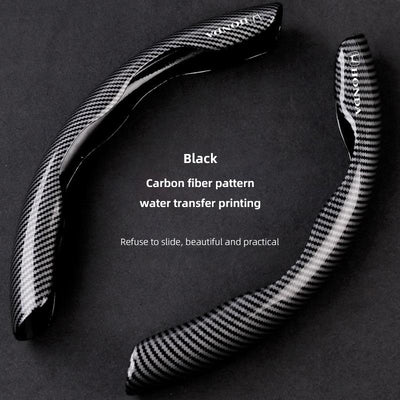 Carbon Fiber Style Motorcycle Tank Grip Pads – Anti-Slip Knee Tank Protector (Pair)