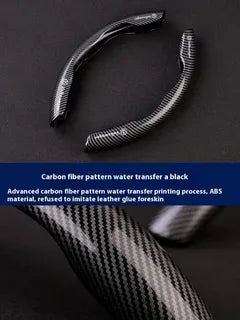 Carbon Fiber Style Motorcycle Tank Grip Pads – Anti-Slip Knee Tank Protector (Pair)
