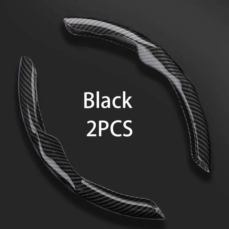 Carbon Fiber Style Motorcycle Tank Grip Pads – Anti-Slip Knee Tank Protector (Pair)