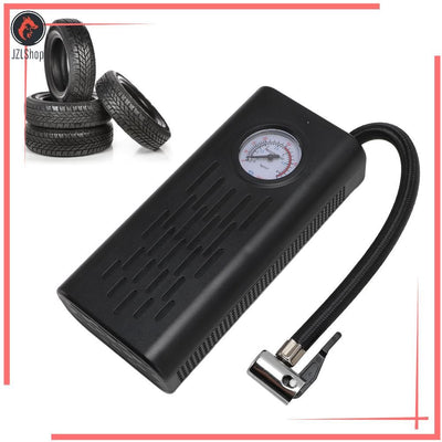 Portable Electric Air Compressor – USB Rechargeable Tire Inflator with Digital Pressure Gauge