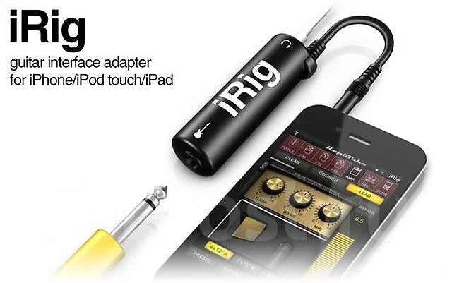 iRig 2 Guitar Audio Interface – Mobile Recording Adapter for Guitar & Bass