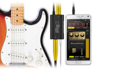 iRig 2 Guitar Audio Interface – Mobile Recording Adapter for Guitar & Bass