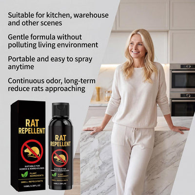 Rat Repellent Spray – Indoor & Outdoor Rodent Repellent (Pack of 1)