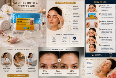 10 Pcs Forehead Wrinkle Patches, Face Wrinkle Patches
