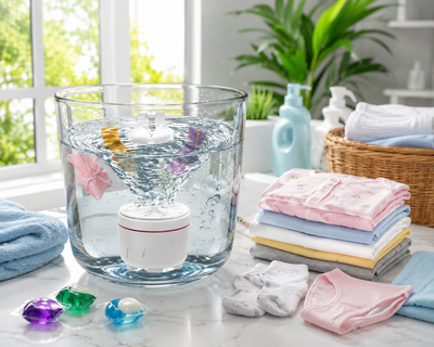 Portable Mini Washing Machine – USB Powered Ultrasonic Turbo Washer for Travel & Small Laundry