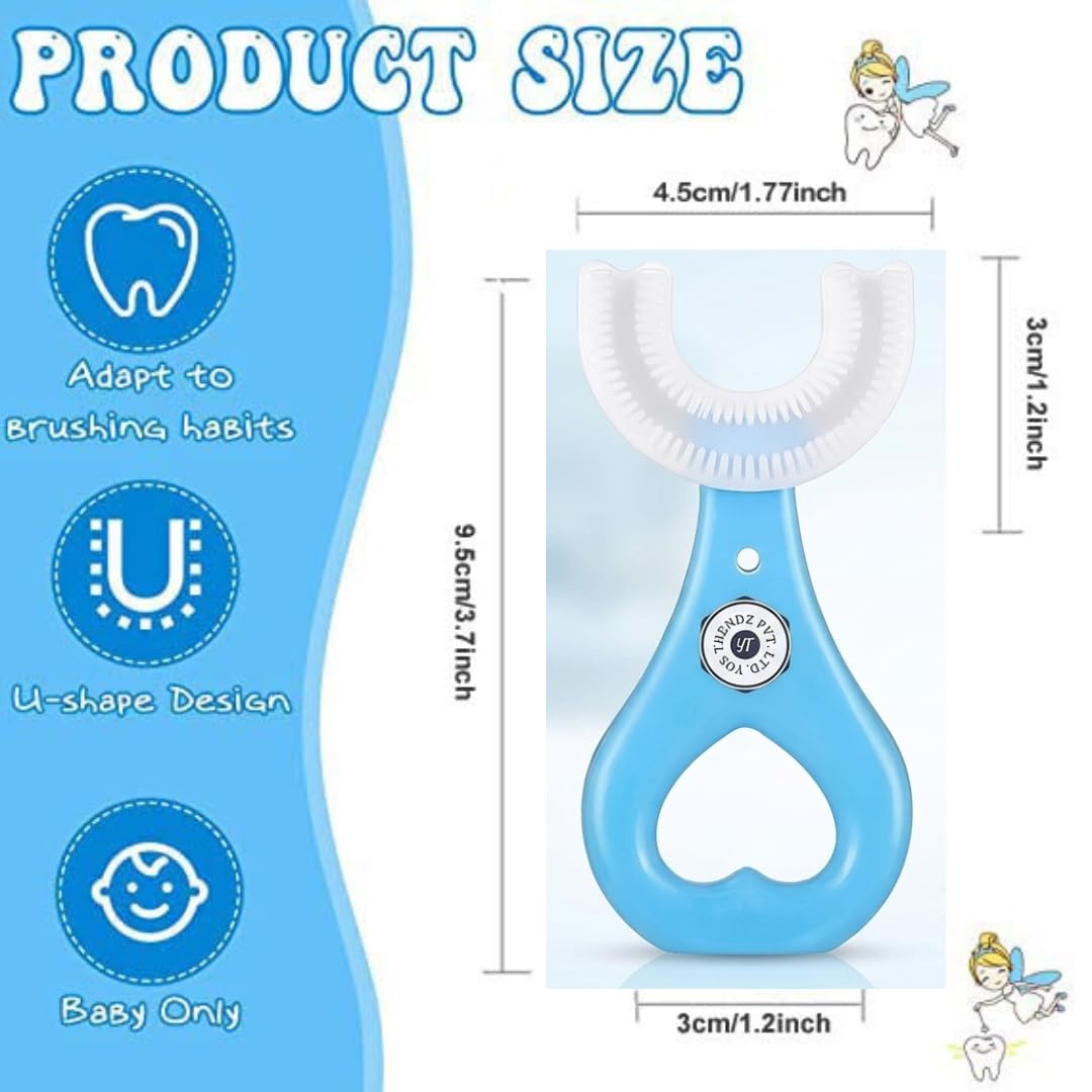 Wrap Type U Shaped Toothbrush (Pack Of 2)