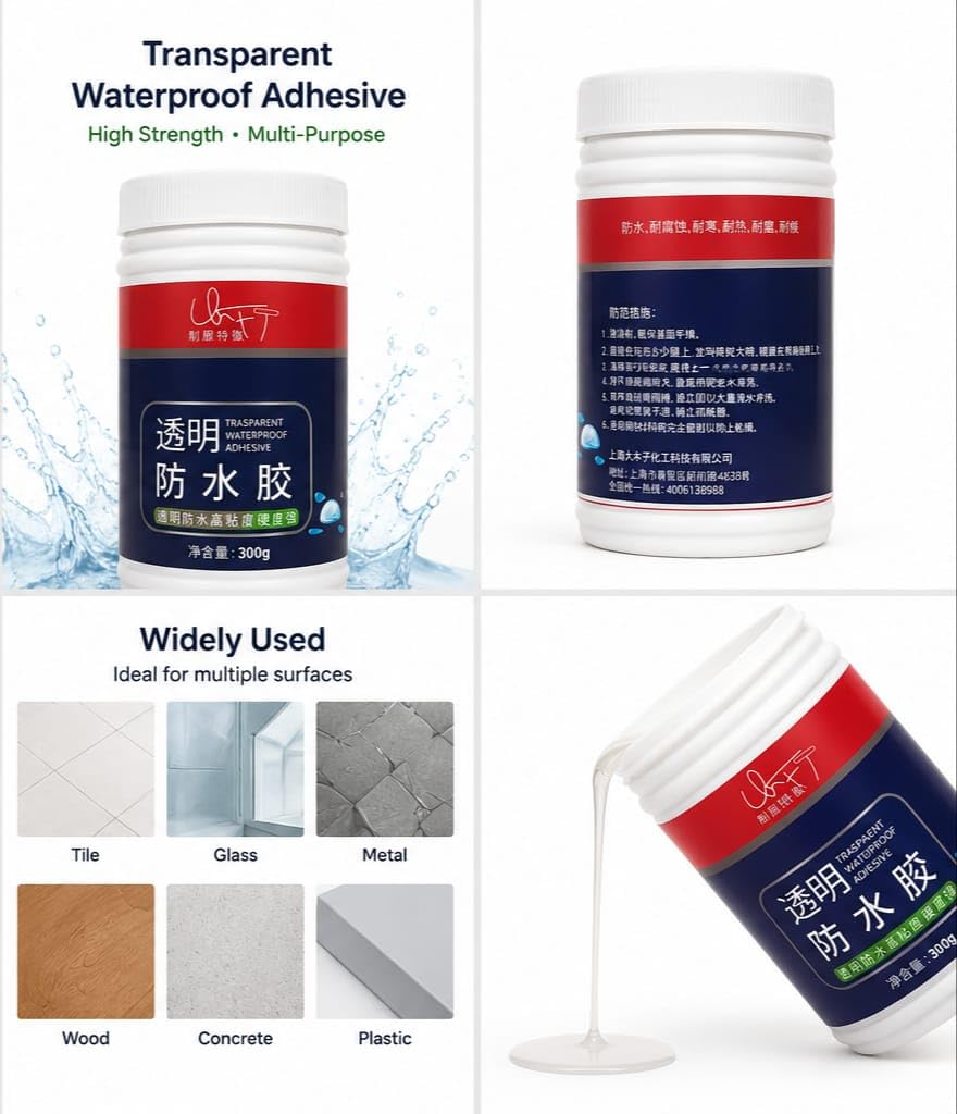 Transparent Waterproof Adhesive