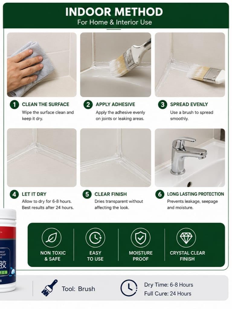 Transparent Waterproof Adhesive