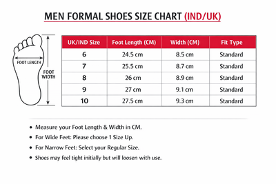 WUGO:: Men's Black Patent Leather Derby Formal Shoes (Size-7)