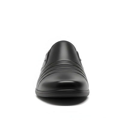 WUGO::Latest Elite Men Formal Shoes| Black Slipo Shoes| Office Shoes For Men's & Boys ( Size-8)