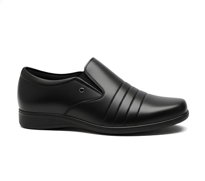 WUGO::Latest Elite Men Formal Shoes| Black Slipo Shoes| Office Shoes For Men's & Boys ( Size-8)