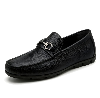 Latest Modern Design Casual Loafers for Men & Boys | Slip-On Daily Wear Shoes (Dot-Black -8)