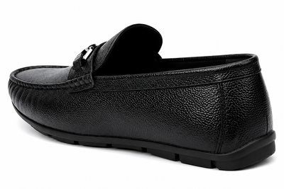 Latest Modern Design Casual Loafers for Men & Boys | Slip-On Daily Wear Shoes (Dot-Black -8)