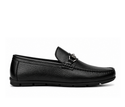 Latest Modern Design Casual Loafers for Men & Boys | Slip-On Daily Wear Shoes (Dot-Black -8)