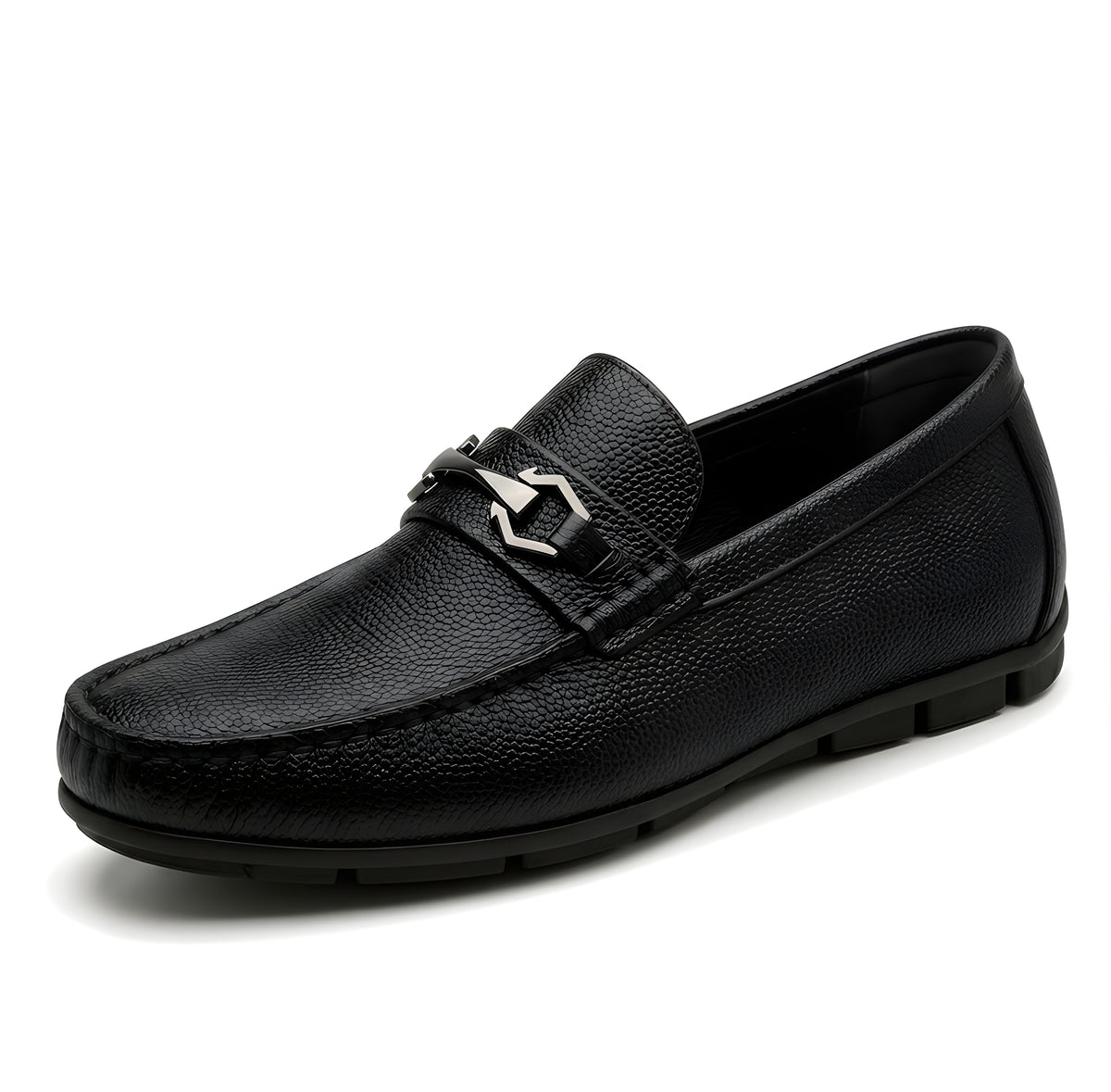 Latest Modern Design Casual Loafers for Men & Boys | Slip-On Daily Wear Shoes (Dot-Black -9)