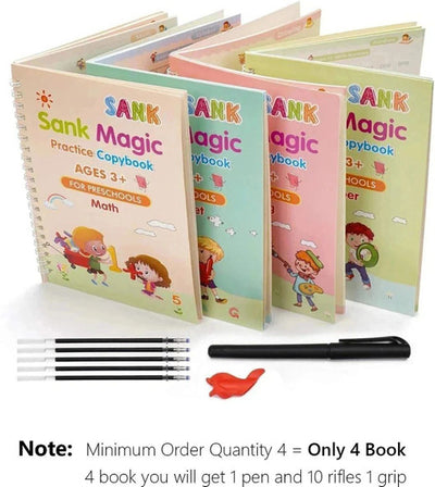 Magic Practice Copybook (4 Book + 10 Refill)